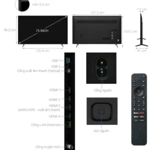 Google Tivi Sony 4K 75 inch K-75S30