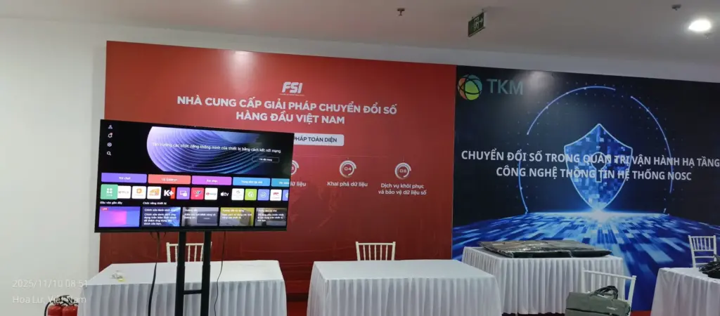 Cho thuê tivi phục vụ GEIMS VIỆT NAM 2025 – Minh Phúc Events