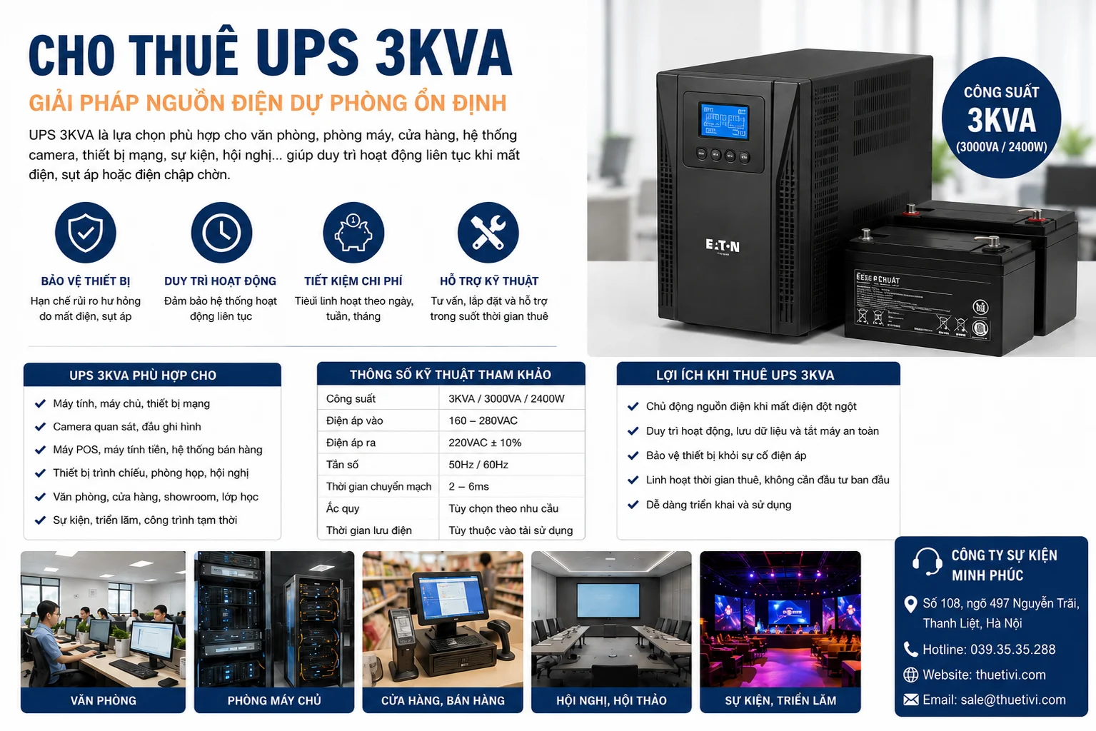 thue ups 3kva